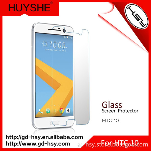 HUYSHE Dongguan best supplier of Screen Guard HTC 10 Tempered Glass Screen Protector